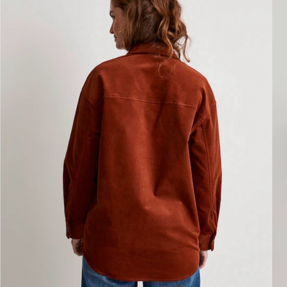 MADEWELL oversized corduroy shirt jacket size S - Picture 3 of 6